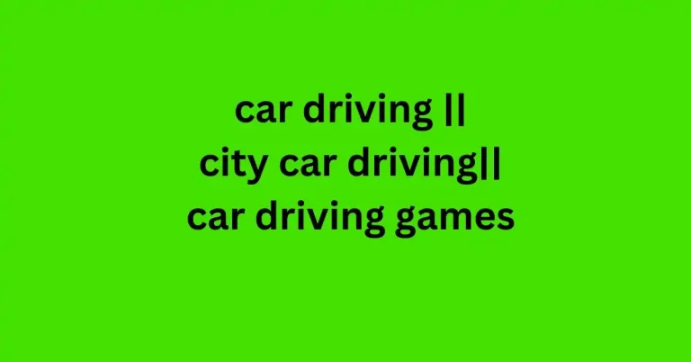 car driving city car driving car driving games