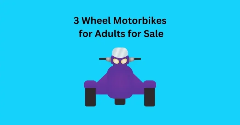 3 Wheel Motorbikes for Adults for Sale