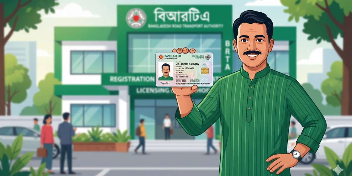 BRTA driving license smart card check online